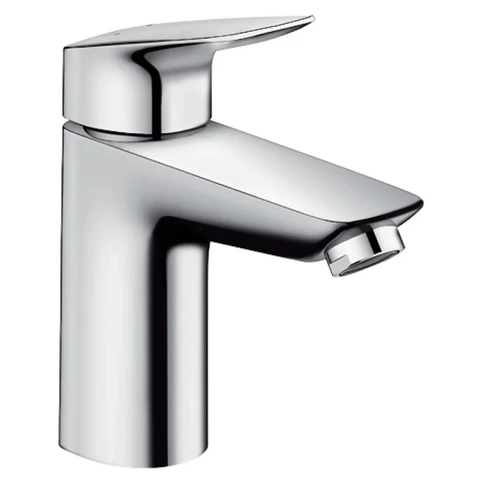 Hansgrohe смеситель для раковины 100, с донным клапаном, Logis, хром арт. 71100000