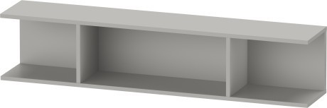 Duravit полка подвесная в ванную комнату с 3 отделениями 150 мм х 800 мм х 170 мм, ketho.2, k21208007070000 цвет: бетонно-серый матовый