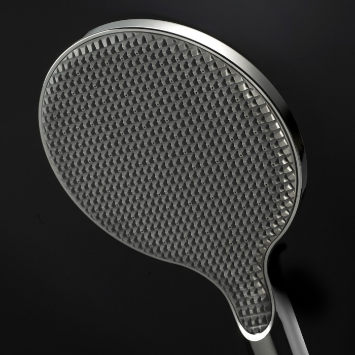 Bossini наружная часть смесителя для ванны c изливом, верхним душем и шлангом, apice, хром арт. z00557.030