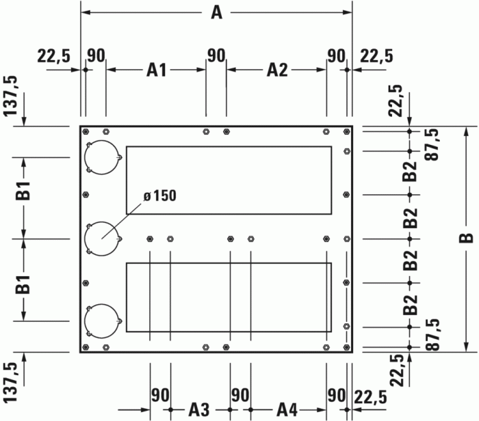 Duravit ножки для душевого поддона, stonetto, 790178000000000 цвет: серый