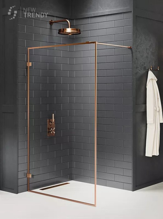 Душевое ограждение 80x200, New trendy Avexa copper brushed, браширо арт. EXK-3797