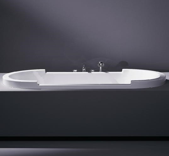 Duravit акриловая ванна 1900 х 900 c двумя наклонами для спины, встраиваемая, starck, 700011000000000 цвет: белый