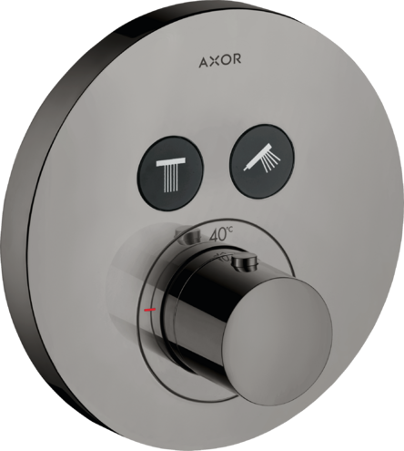 AXOR термостат для душа, ShowerSelect, полированный черный хром арт. 36723330