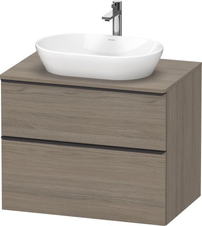 Duravit тумба подвесная под раковину 800 мм х 550 мм, d-neo, de496703535 цвет: дуб терра