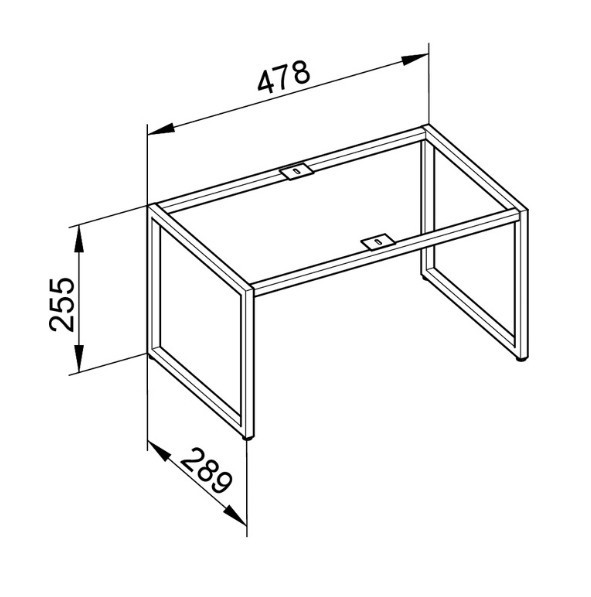 Keuco напольные ножки лак, plan, арт. 32998 110007