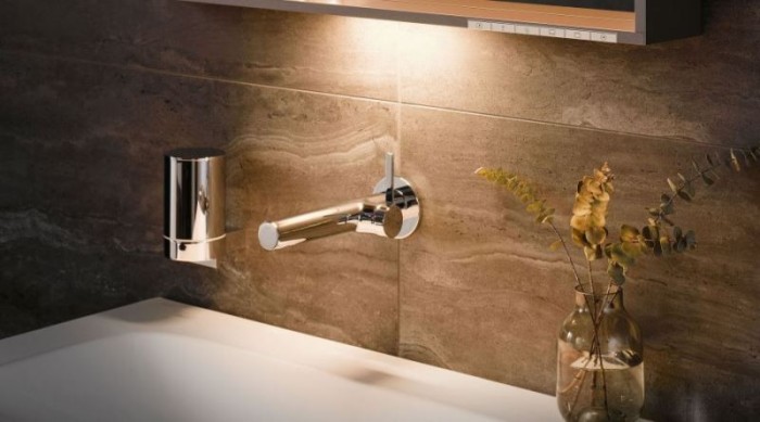 Keuco смеситель встраиваемый для раковины излив 265 мм, ixmo, хром арт. 59516 012101