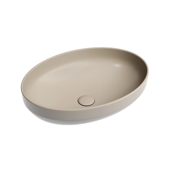 Ceramicanova раковина накладная element, cn6056mc цвет: коричневый