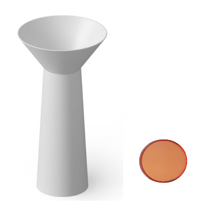 Раковина напольная d480хh900 мм, Dea Pedestal Basin, sunset арт. DD2022 480 R1