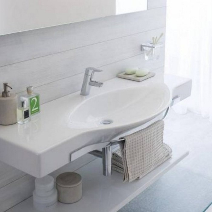 LAUFEN раковина 180 см, с полотенцедержателем, PALACE - 8.1270.8.000.104.1