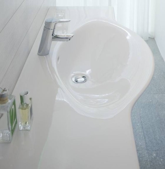 LAUFEN раковина 180 см, с полотенцедержателем, PALACE - 8.1270.8.000.104.1