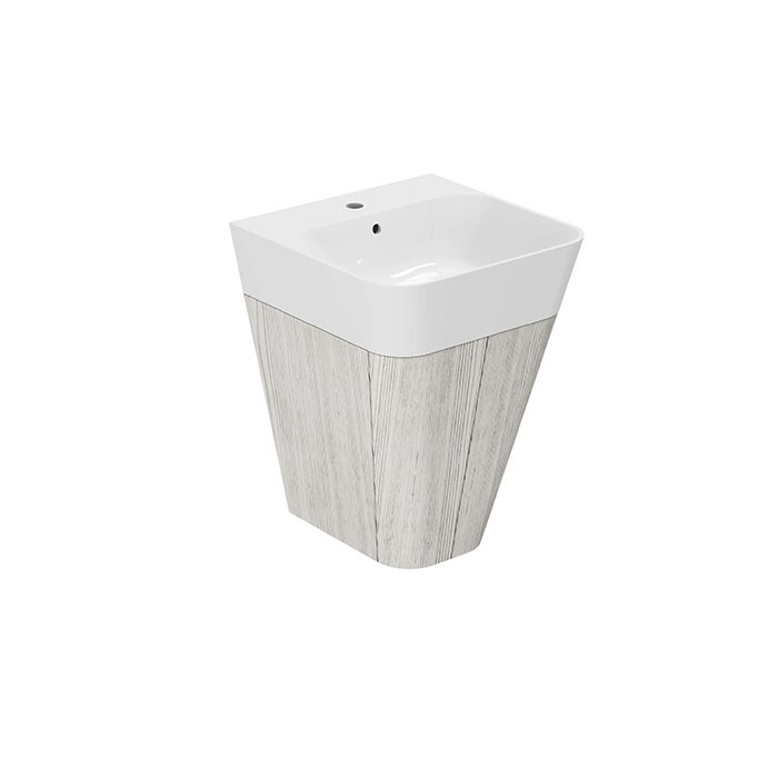 Azzurra тумба подвесная 44х47х65см, с 1 ящиком, с раковиной, Azzurra, MBB 50 S B BULP05050T0MBI*1 SIF/MB цвет: olmo bianco