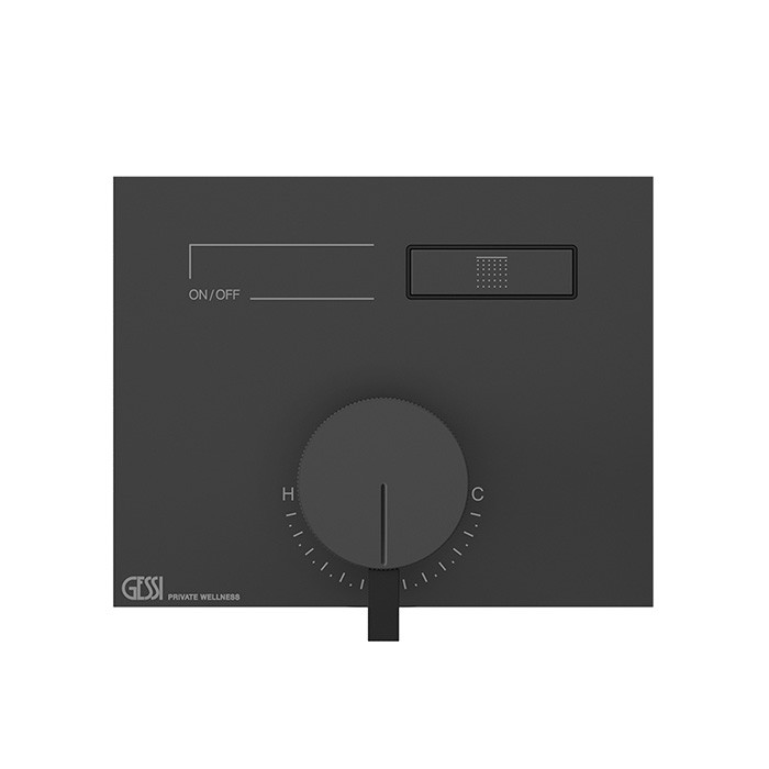 Gessi Смеситель для душа, с включением 1 источника, Hi Fi, 63061#299 цвет: black xl