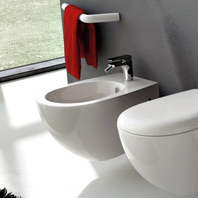 ArtCeram биде (подвесное), flb001 01 30 file 2.0 цвет: белый глянцевый