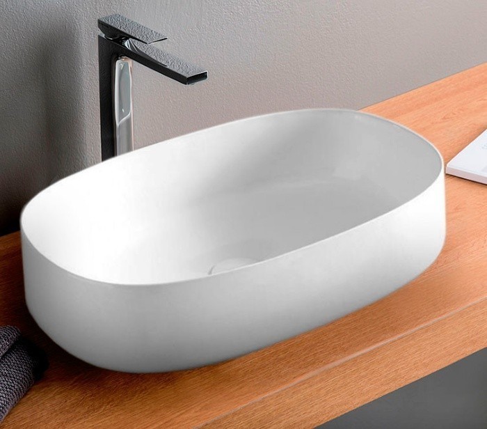 ArtCeram раковина (накладная), col003 01 00 cognac цвет: белый глянцевый