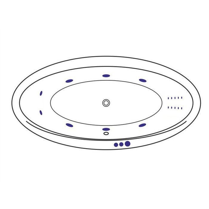 Ванна 190x95 smart nano, Excellent Lumina, золото арт. WAEX.LUM19.SMARTNANO.GL