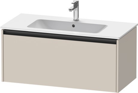 Duravit тумба подвесная под раковину 480 мм х 1010 мм х 440 мм, ketho.2, k25064083830000 цвет: серо-коричневый суперматовый