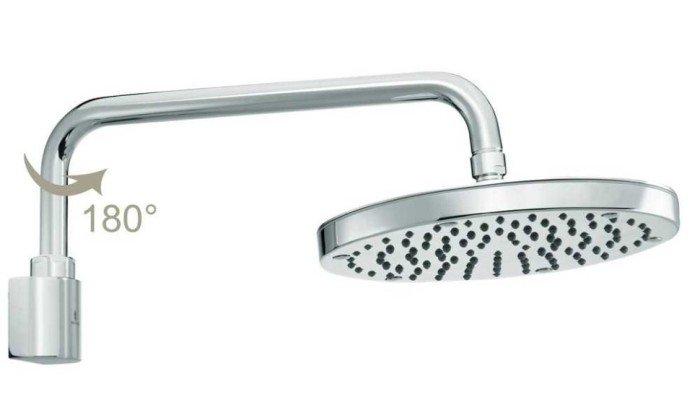 Bossini верхний душ с поворотным кронштейном, oki, хром арт. h55410.030