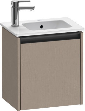 Duravit тумба подвесная под раковину 292 мм х 410 мм х 440 мм, с 1 дверцей, ketho.2, k25060r75750000 цвет: лён