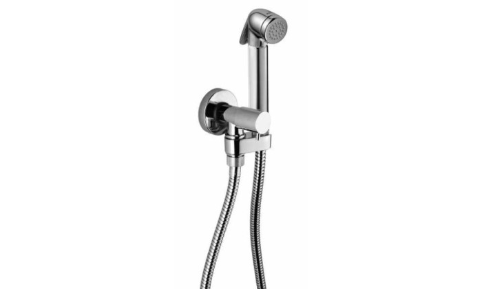 Bossini гигиенический комплект (с запорным вентилем), talita, хром арт. e57003b.030