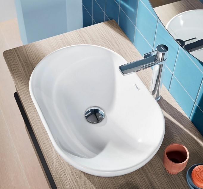 Duravit раковина накладная 600 мм х 440 мм, без перелива, c покрытием wondergliss, d-neo, 23726000701 цвет: белый