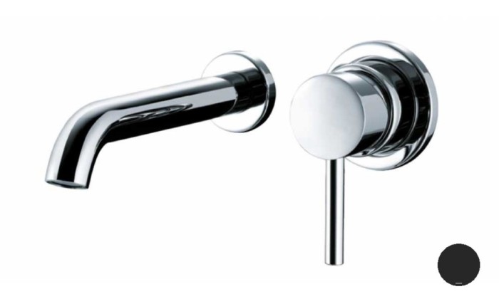 Bossini смеситель для раковины, oki, черный арт. z005302.073