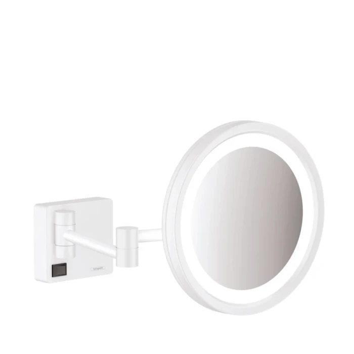 Hansgrohe косметическое зеркало x 3, AddStoris, белый арт. 41790700