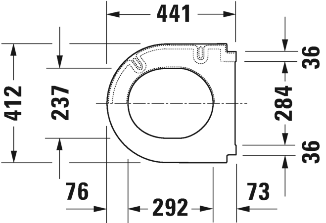 Duravit сиденье для унитаза без автоматическиого опускания, starck 3, 0067710000 цвет: белый