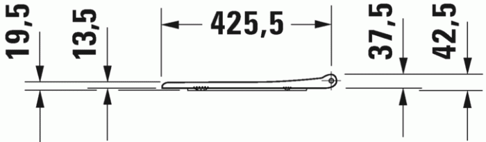 Duravit сиденье для унитаза без автоматическиого опускания, starck 3, 0067710000 цвет: белый