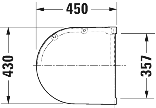 Duravit сиденье для унитаза без автоматическиого опускания, starck 3, 0067710000 цвет: белый