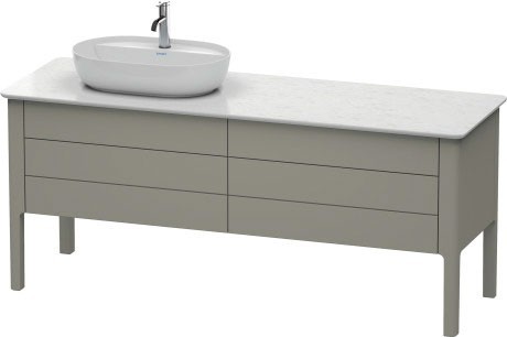 Duravit тумба напольная под столешницу, luv, lu9568r9292 цвет: каменно-серый