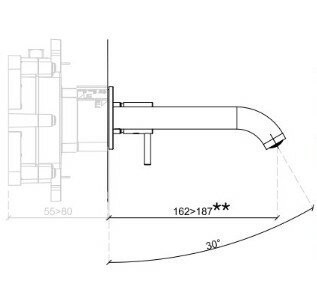 Almar смеситель для раковины, aesthetics washbasin, e210033.nb цвет: никель