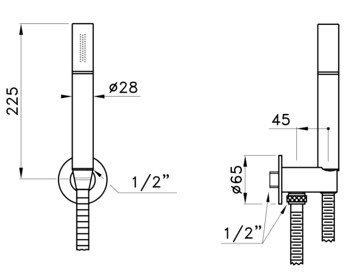 Stella душевой набор, арт. un03121pv12