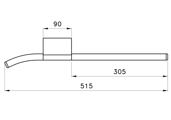 Stella полотенцедержатель, bamboo tondo, хром арт. bt10000cr00