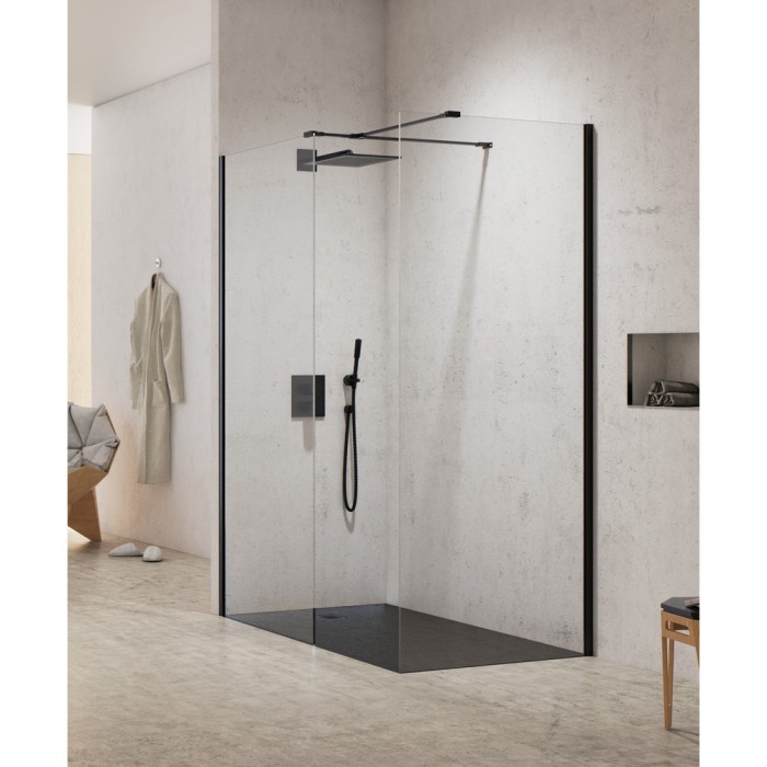 Душевое ограждение 150x90x200, New trendy New modus black, черный арт. EXK-5634