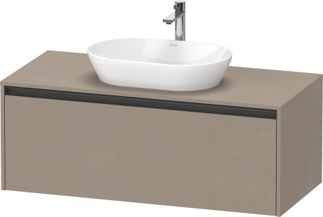 Duravit тумба подвесная под раковину 550 мм х 1200 мм х 459 мм, ketho.2, k24887075750000 цвет: лён