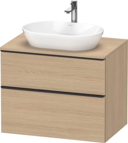 Duravit тумба подвесная под раковину 800 мм х 550 мм, d-neo, de496703030 цвет: натуральный дуб