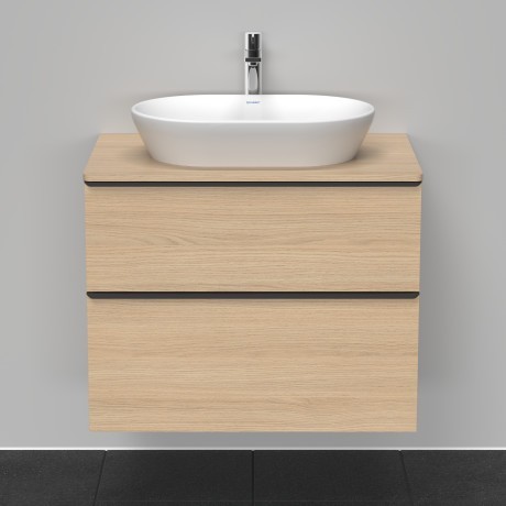 Duravit тумба подвесная под раковину 800 мм х 550 мм, d-neo, de496703030 цвет: натуральный дуб