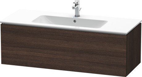 Duravit тумба подвесная под раковину, l-cube, lc 6143 5353 цвет: каштан темный