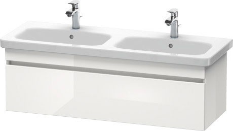Duravit тумба подвесная под две раковины, durastyle, ds639802222 цвет: белый глянцевый