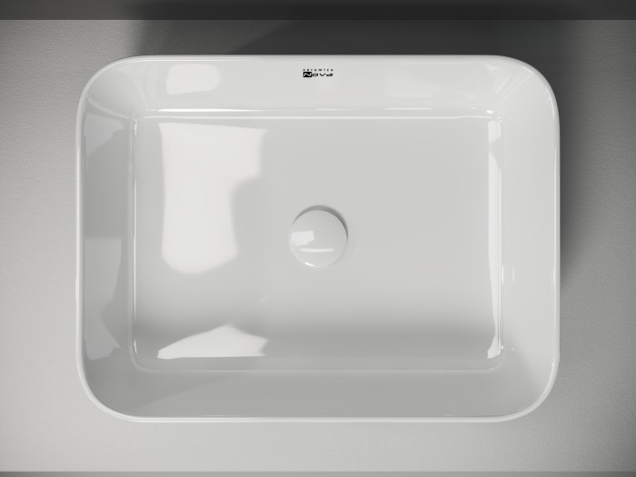 Ceramicanova раковина накладная element2, cn1615 цвет: белый