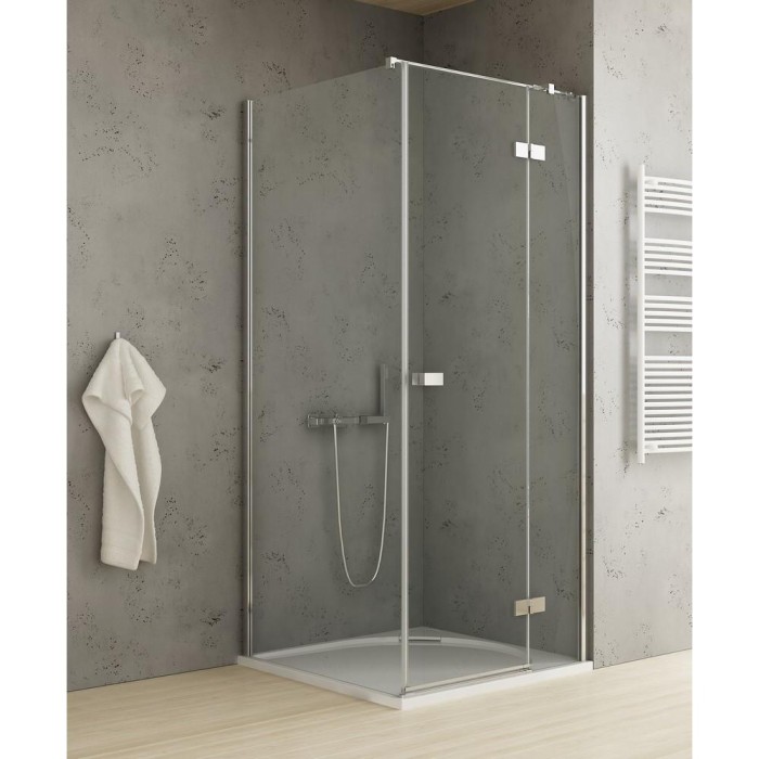 Душевое ограждение r 80x90x200, New trendy Reflexa chrome, хром арт. EXK-5107