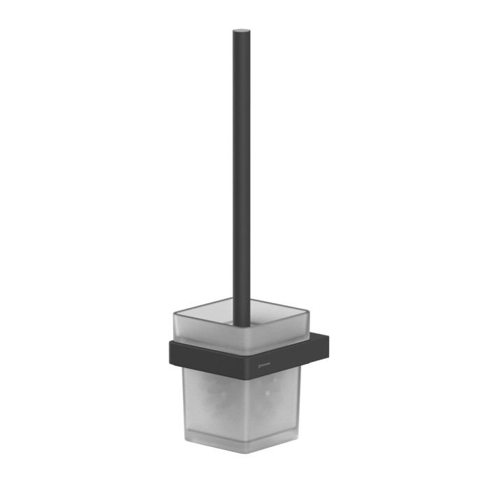 Ершик для унитаза, подвесной, Whitecross Cubo black, черный мат арт. CU2470BL