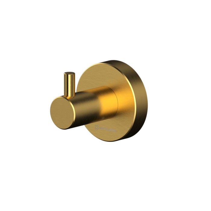 Крючок, для полотенец, Whitecross Ergo gold brushed, брашированное золото арт. ER2210GLB