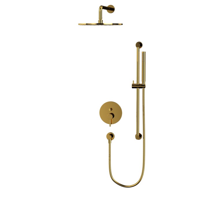 Душевая система скрытого монтажа, Whitecross Y gold, золото арт. YSET05GL