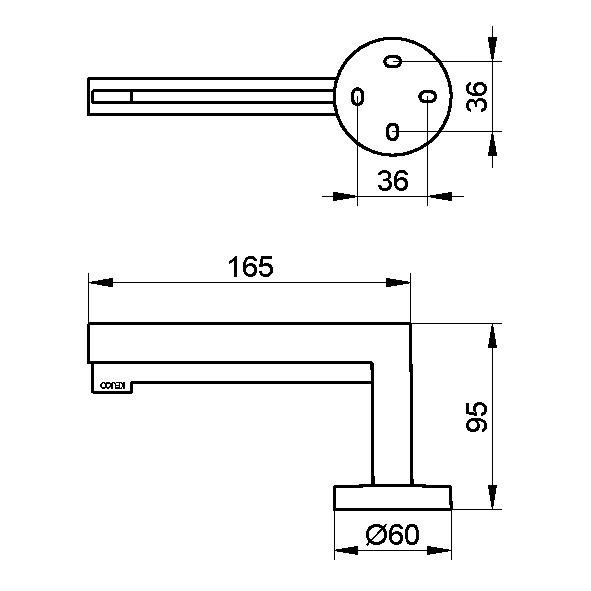 Keuco держатель туалетной бумаги, edition 90, хром арт. 19062 010000