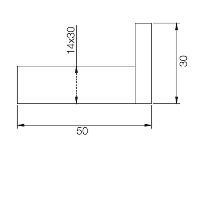 Fima Carlo Frattini крючок одинарный, подвесной, quadra, черный арт. f6024/1ns
