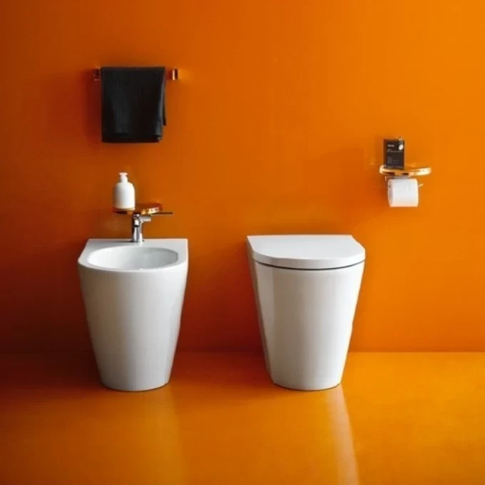 LAUFEN унитаз напольный (без бачка) безободковый, KARTELL - 8.2333.6.000.000.1