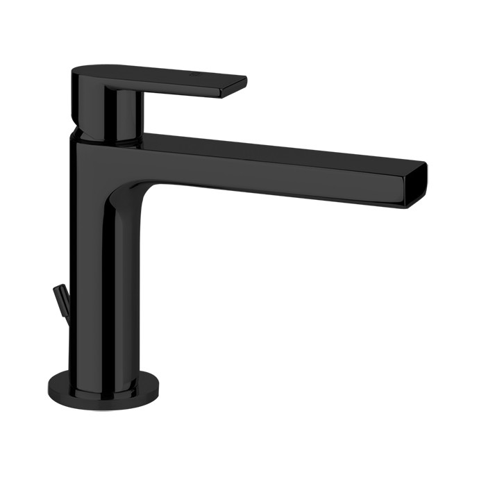 Gessi Смеситель для раковины, на 1 отв, с донным клапаном, Emporio Via manzoni, 38601#299 цвет: black xl