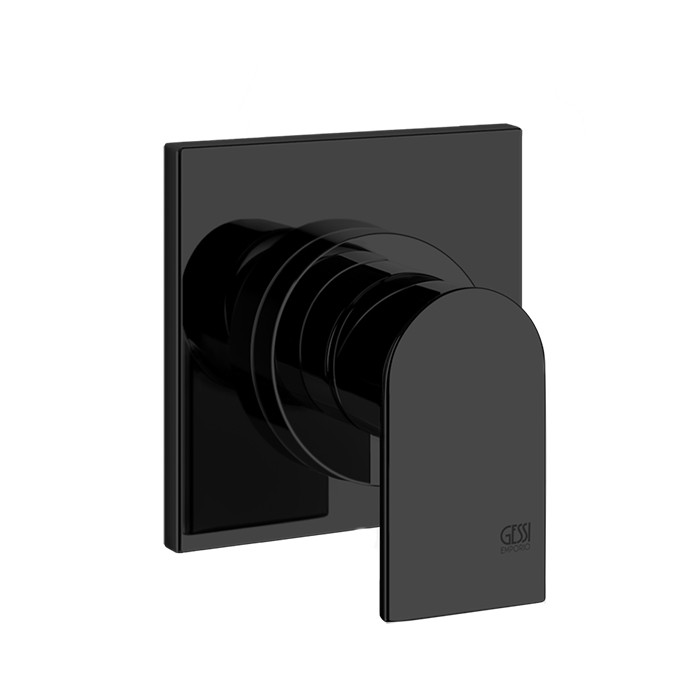 Gessi Смеситель для душа, встраиваемый, на 1 позицию, Emporio Via manzoni, 38722#299 цвет: black xl