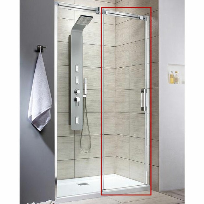 Radaway душевая дверь dwj/kdj 60 профиль хром стекло прозрачное, Espera - 380595-01L